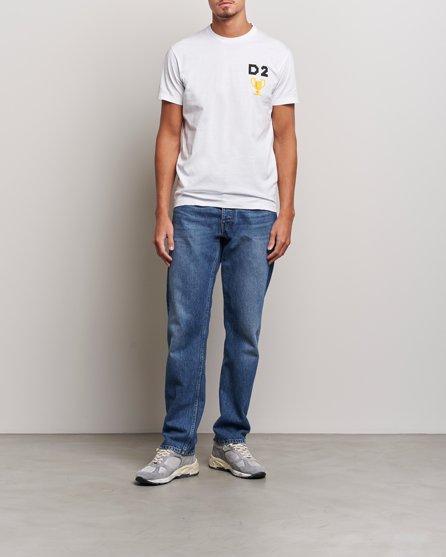 Hombres | Camisetas | Dsquared2 | Cool Fit Trophy Tee White