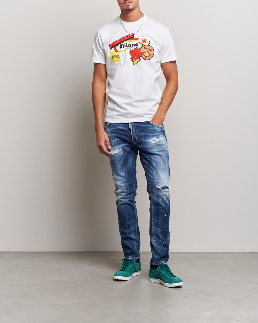 Hombres | Vaqueros | Dsquared2 | Skater Jeans Light Blue Wash