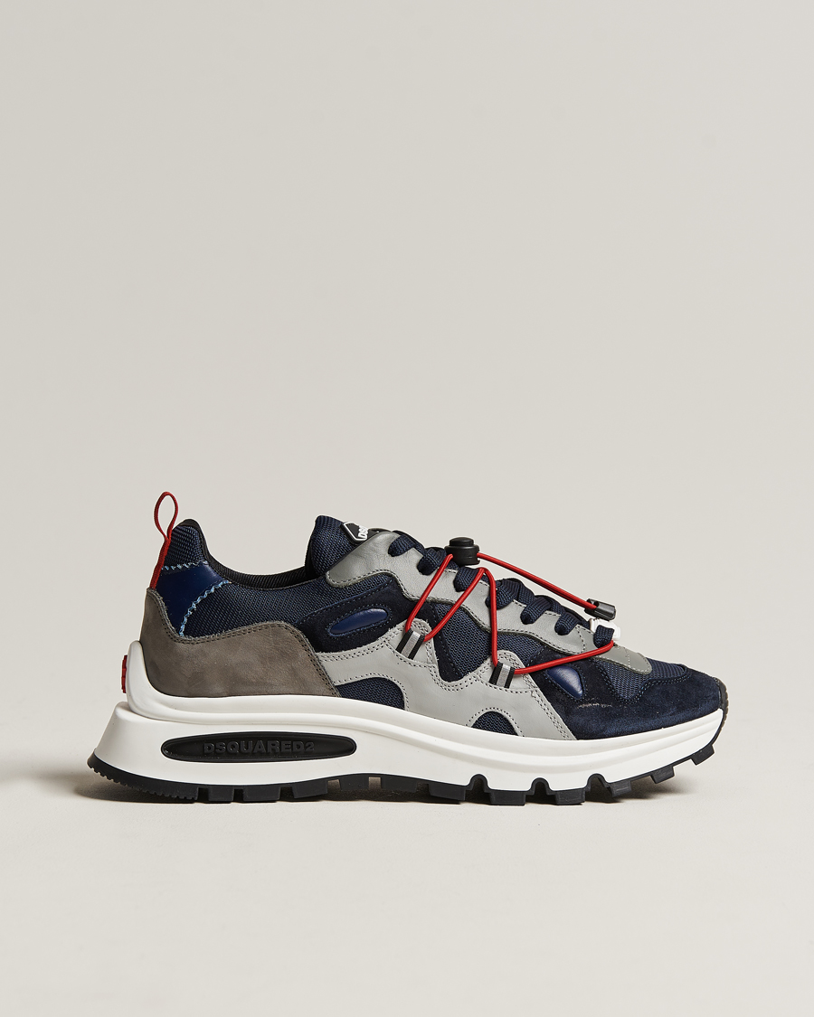 Hombres | Dsquared2 DS2 Running Sneaker Blue/Grey | Dsquared2 | DS2 Running Sneaker Blue/Grey