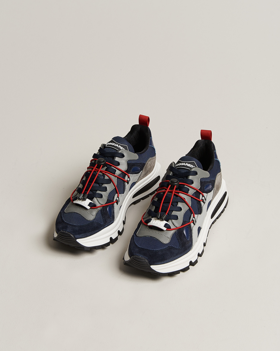 Hombres | Dsquared2 DS2 Running Sneaker Blue/Grey | Dsquared2 | DS2 Running Sneaker Blue/Grey
