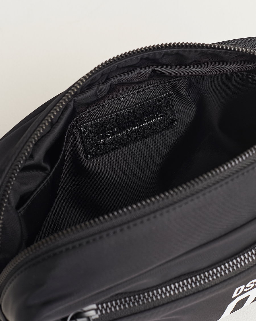 Hombres | Dsquared2 Icon Nylon Washbag Black | Dsquared2 | Icon Nylon Washbag Black
