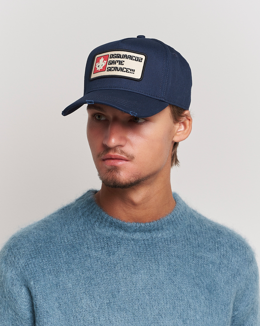 Hombres | Dsquared2 Gaming Baseball Cap Navy | Dsquared2 | Gaming Baseball Cap Navy