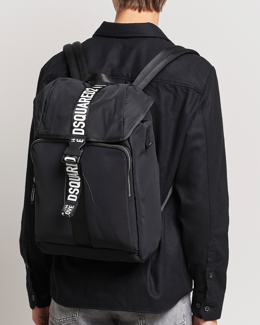 Hombres |  | Dsquared2 | Made With Love Backpack Black