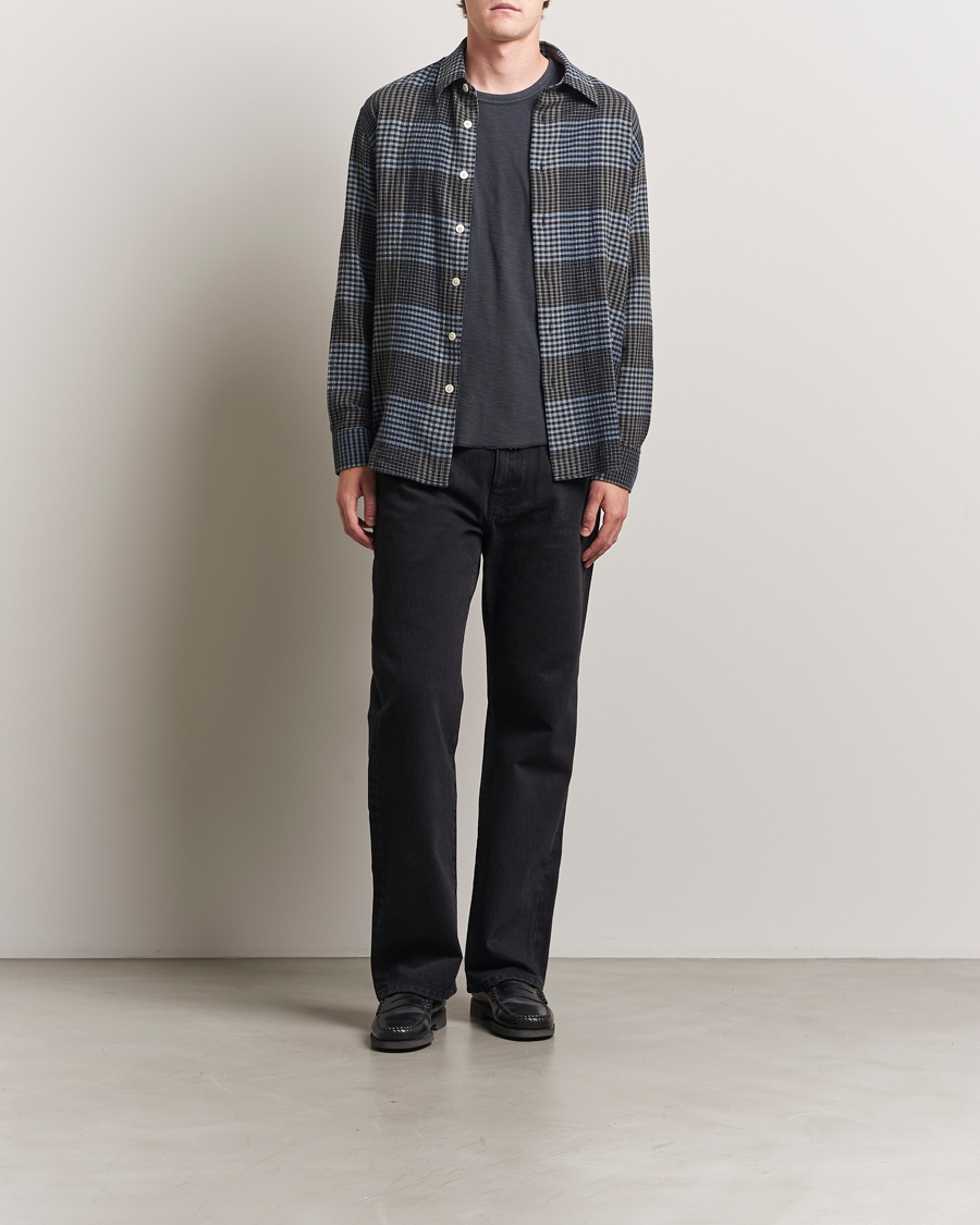 Hombres | Camisas | Jeanerica | VM009 Vega Jeans Black 2 Weeks