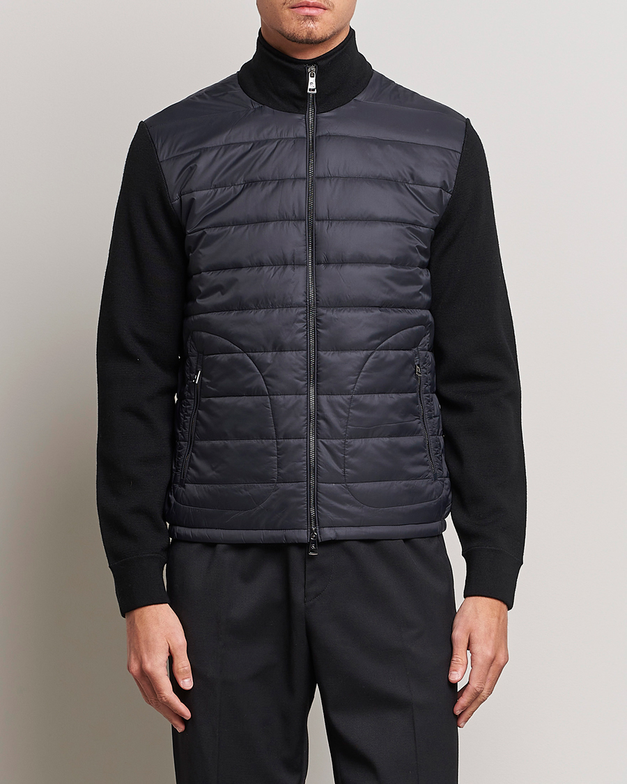 Hombres | Abrigos y chaquetas | Ralph Lauren Purple Label | Hybrid Zip Jacket Black