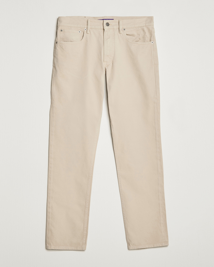 Hombres | Pantalones | Ralph Lauren Purple Label | Slim Fit 5-Pocket Pants Sand