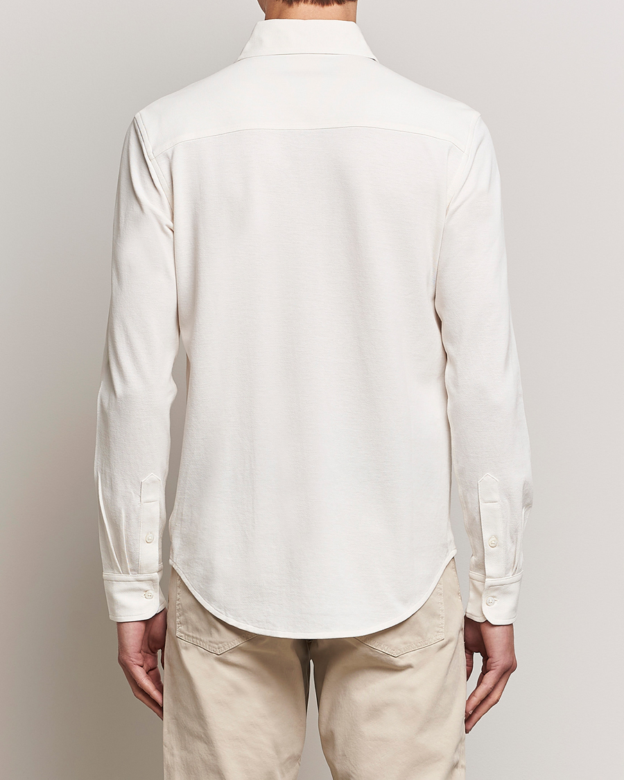 Hombres | Camisas | Ralph Lauren Purple Label | Washed Cotton Pique Shirt Cream