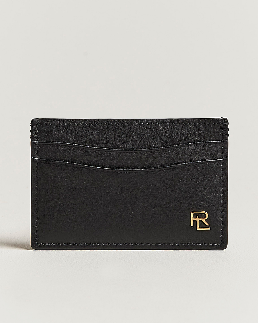 Hombres | Ralph Lauren Purple Label Luxe Calf Cardholder Black | Ralph Lauren Purple Label | Luxe Calf Cardholder Black