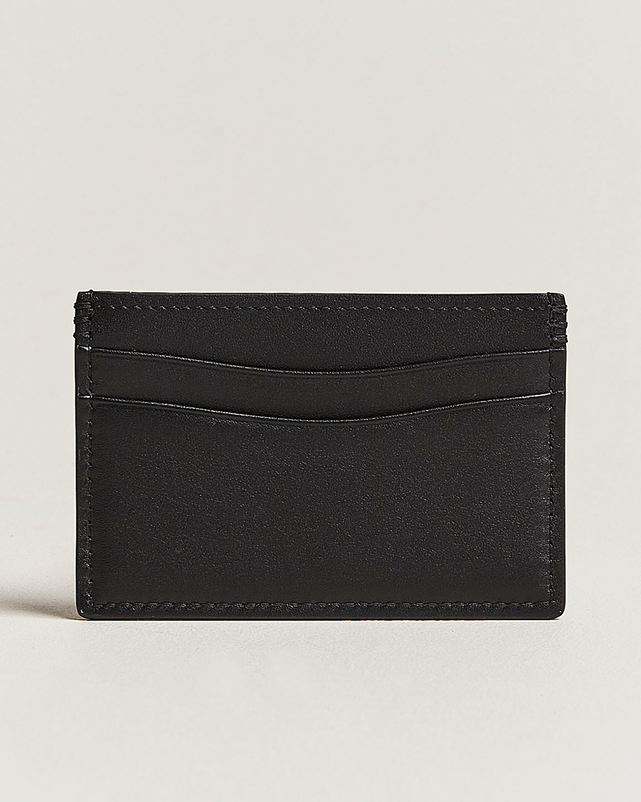 Hombres | Ralph Lauren Purple Label Luxe Calf Cardholder Black | Ralph Lauren Purple Label | Luxe Calf Cardholder Black