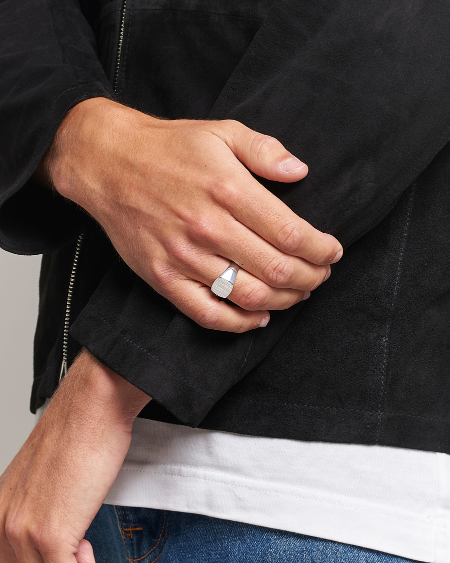 Hombres | Joyas | Tom Wood | Kay Ring Satin Silver