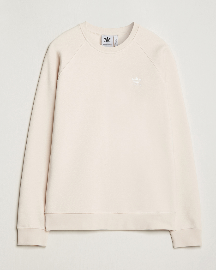 Hombres | Jerséis y prendas de punto | adidas Originals | Essential Crew Neck Sweatshirt Won White