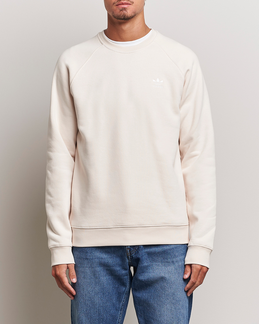 Hombres | Jerséis y prendas de punto | adidas Originals | Essential Crew Neck Sweatshirt Won White