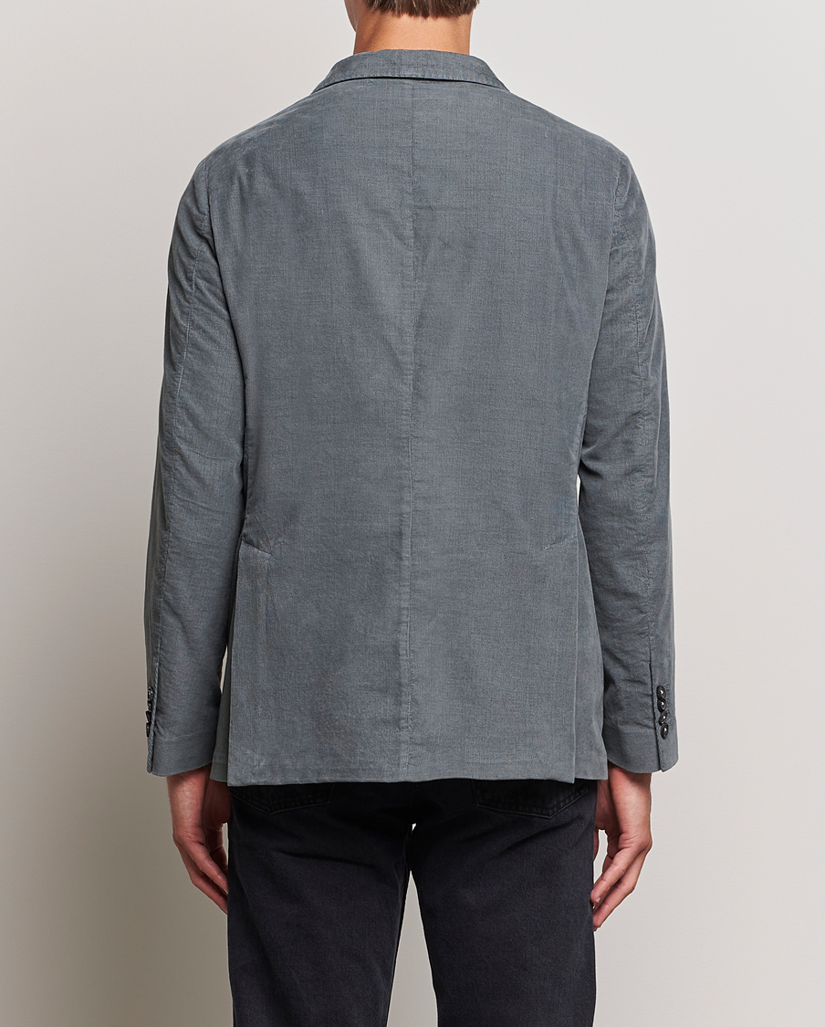 Hombres | Blazers | Massimo Alba | Baby Corduroy Blazer Smoke
