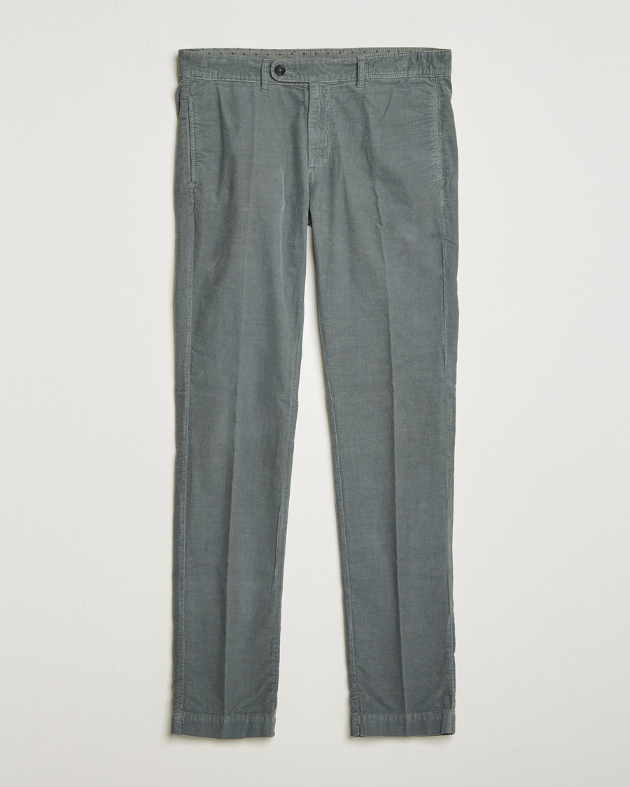 Hombres | Pantalones | Massimo Alba | Baby Corduroy Trousers Smoke