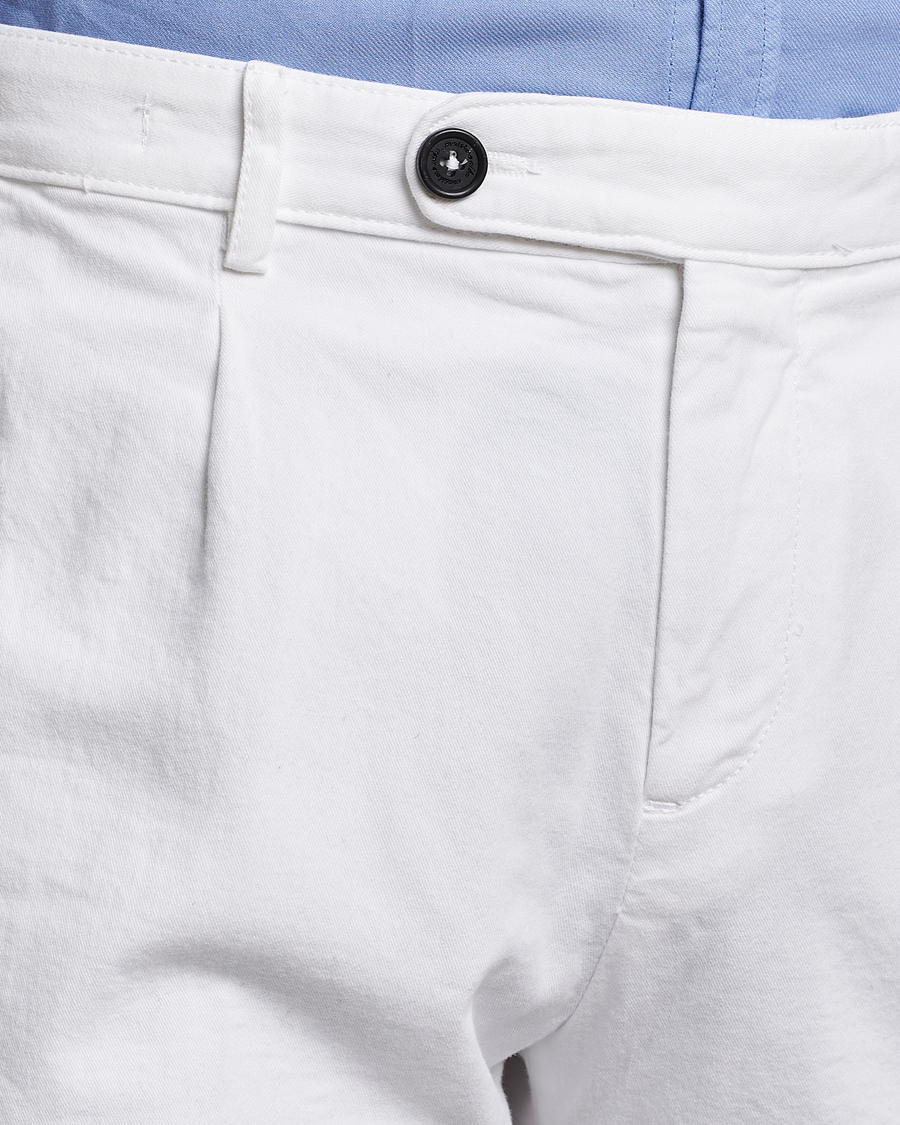 Hombres | Pantalones | Massimo Alba | Ionio Cotton/Cashmere Trousers White