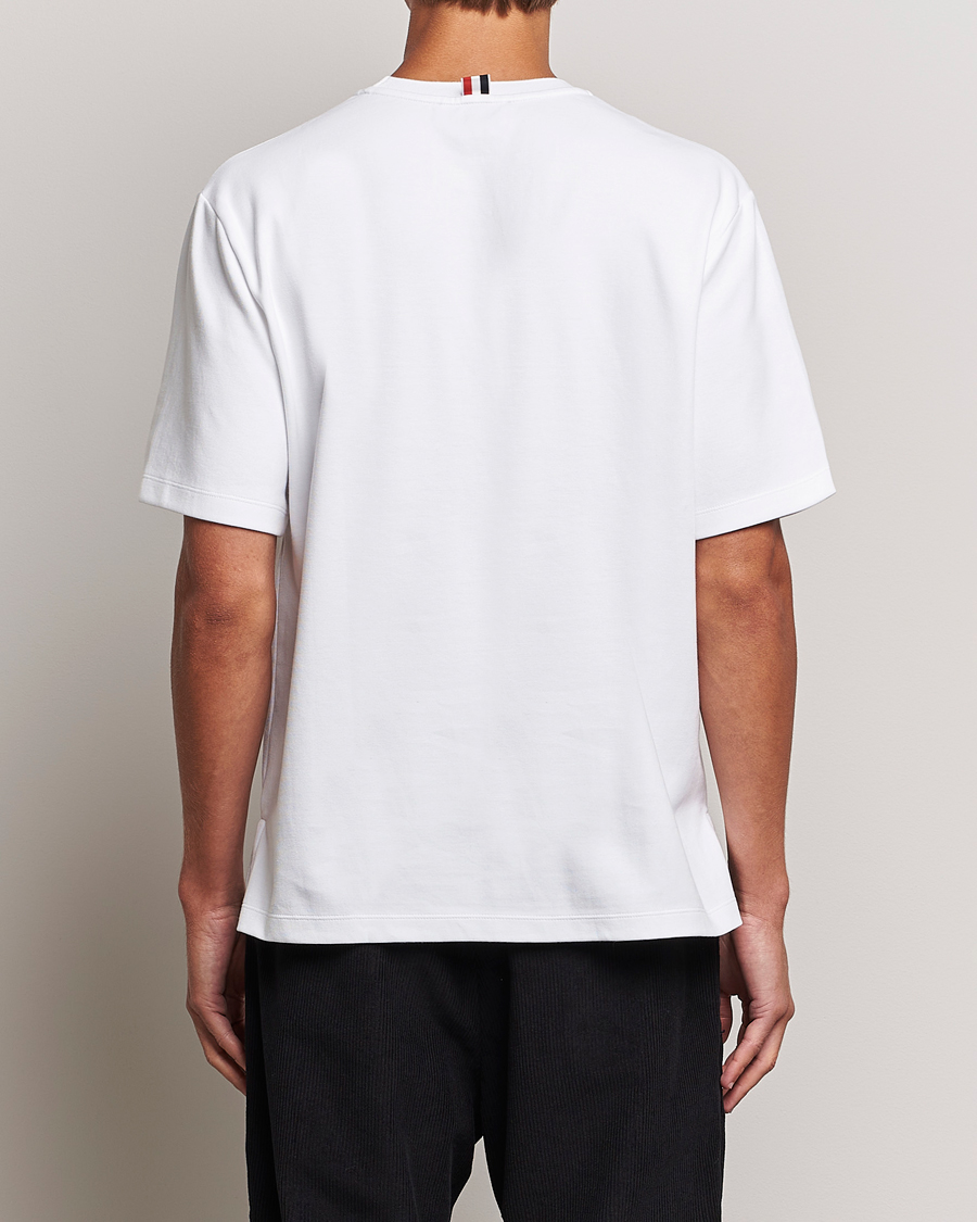 Hombres | Camisetas | Thom Browne | Short Sleeve Pocket T-Shirt White
