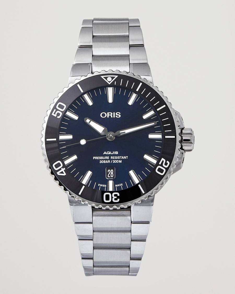 Hombres | Oris Aquis Date 43,5mm Blue | Oris | Aquis Date 43,5mm Blue