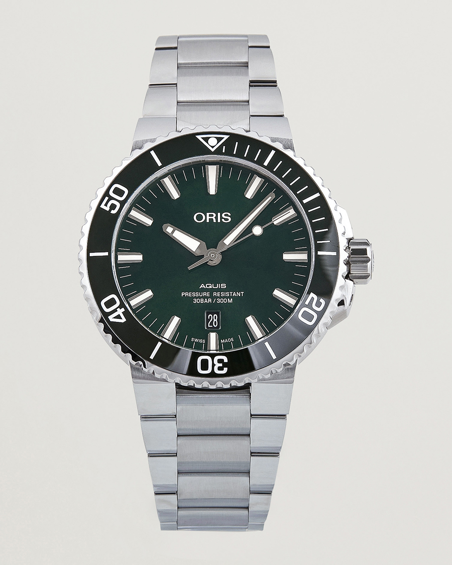 Hombres | Oris Aquis Date 43,5mm Green | Oris | Aquis Date 43,5mm Green