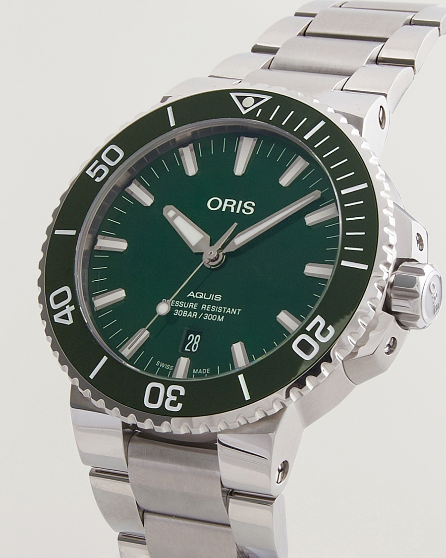 Hombres | Oris Aquis Date 43,5mm Green | Oris | Aquis Date 43,5mm Green