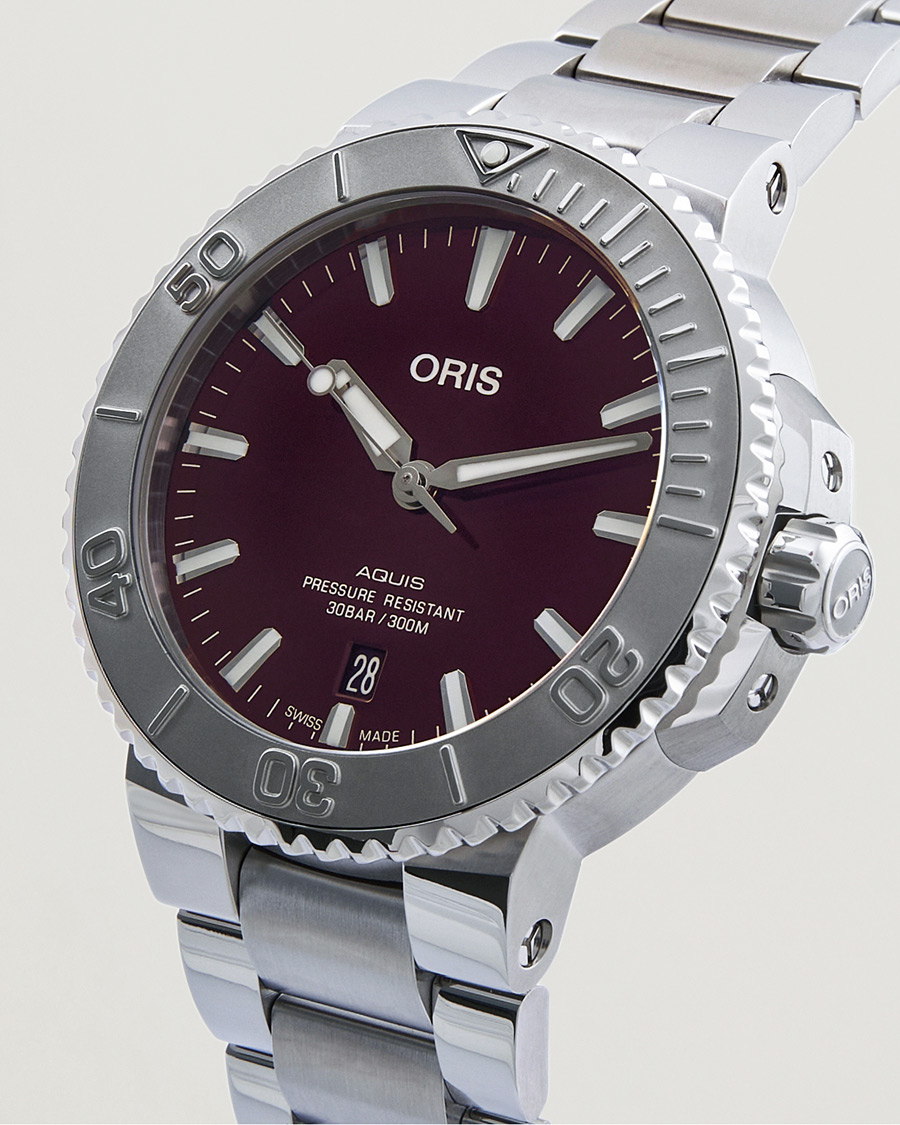 Hombres | Oris Aquis Date 41,5mm Cherry | Oris | Aquis Date 41,5mm Cherry