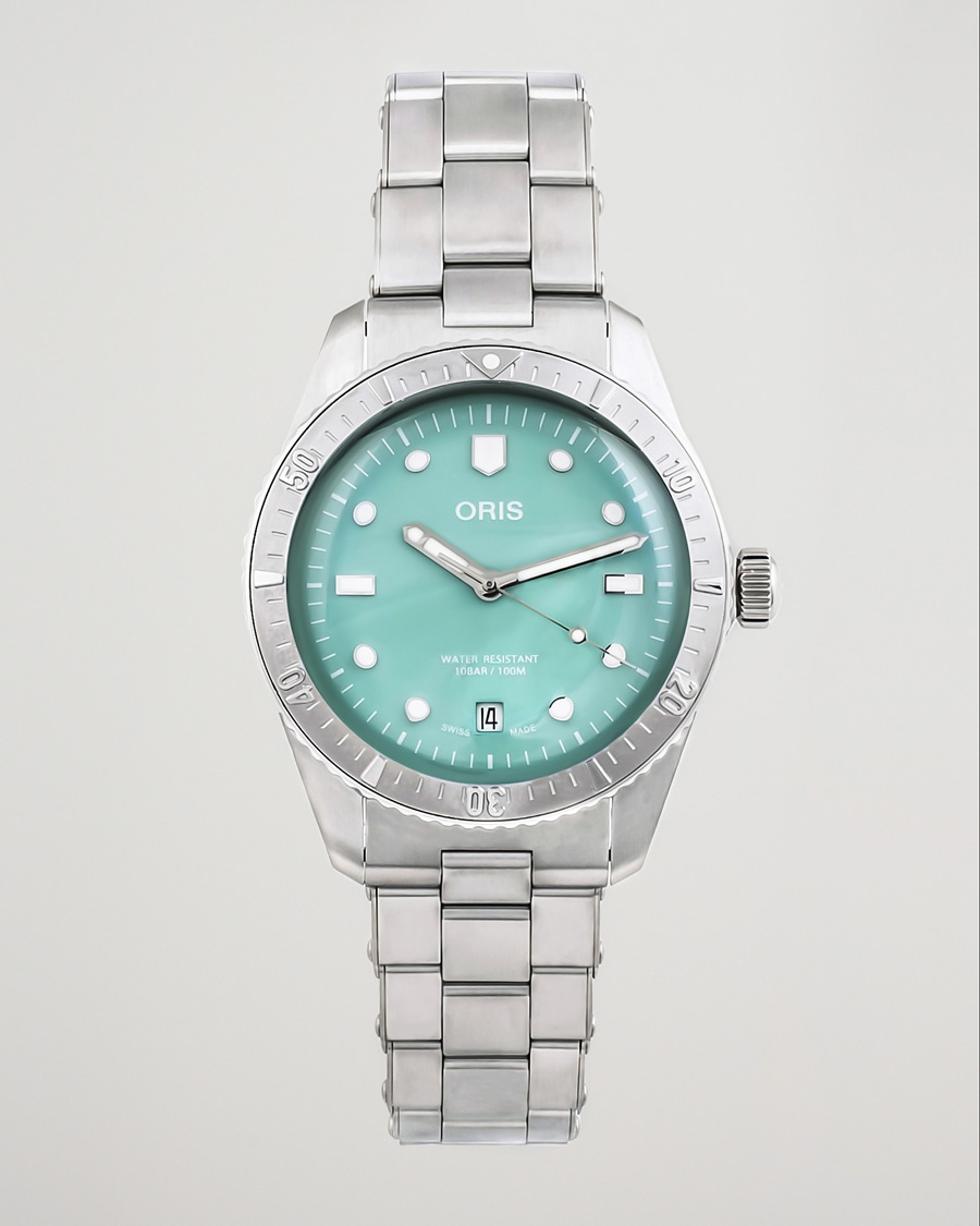 Hombres | Oris Divers Sixty-Five 38,5mm Cotton Candy Light Green | Oris | Divers Sixty-Five 38,5mm Cotton Candy Light Green