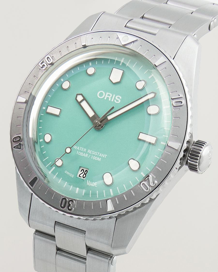 Hombres | Oris Divers Sixty-Five 38,5mm Cotton Candy Light Green | Oris | Divers Sixty-Five 38,5mm Cotton Candy Light Green