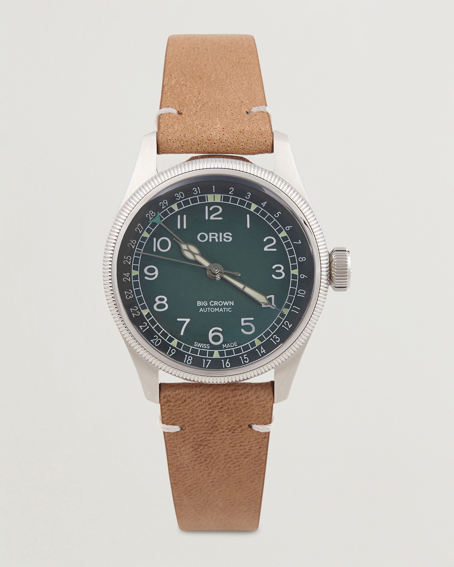 Hombres | Oris Big Crown Pointer Date 38mm Green | Oris | Big Crown Pointer Date 38mm Green