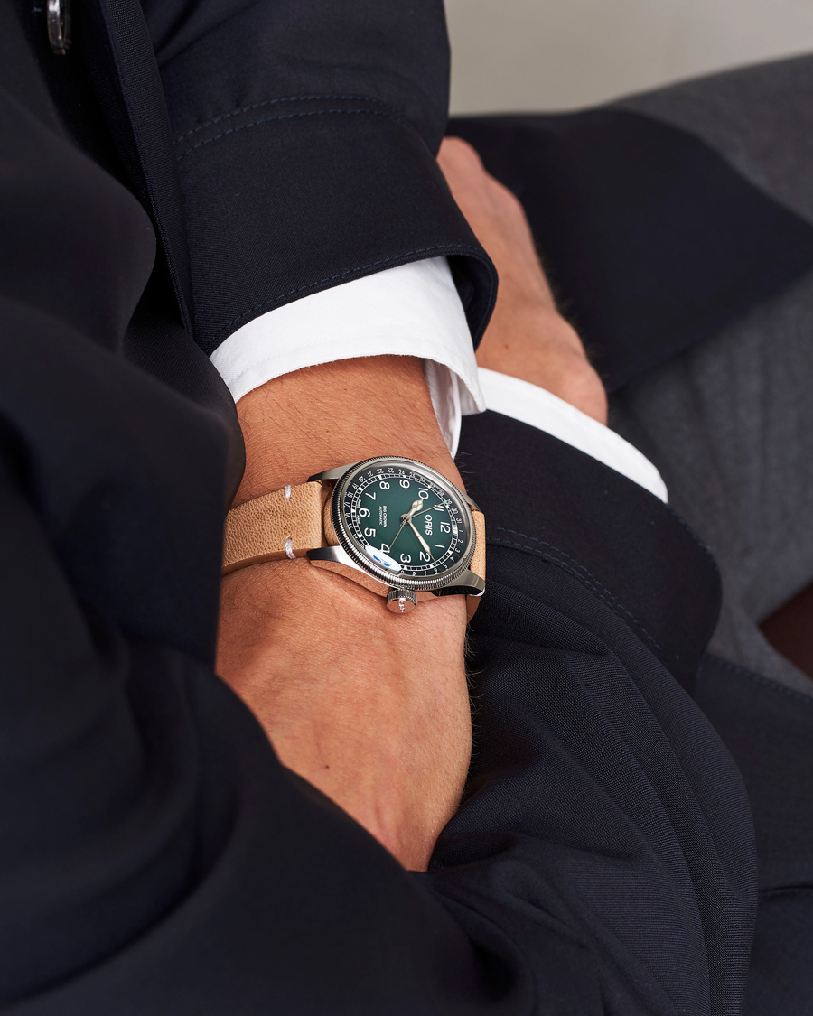 Hombres |  | Oris | Big Crown Pointer Date 38mm Green