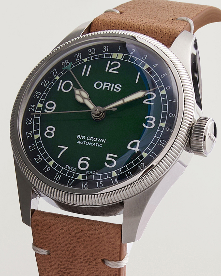 Hombres | Oris Big Crown Pointer Date 38mm Green | Oris | Big Crown Pointer Date 38mm Green