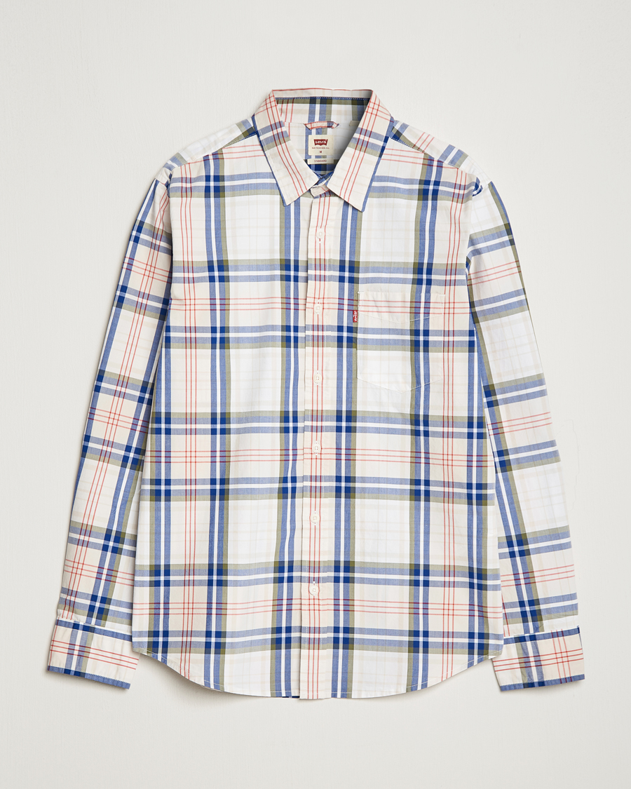 Hombres | Camisas | Levi's | Sunset Pocket Shirt White/Beige