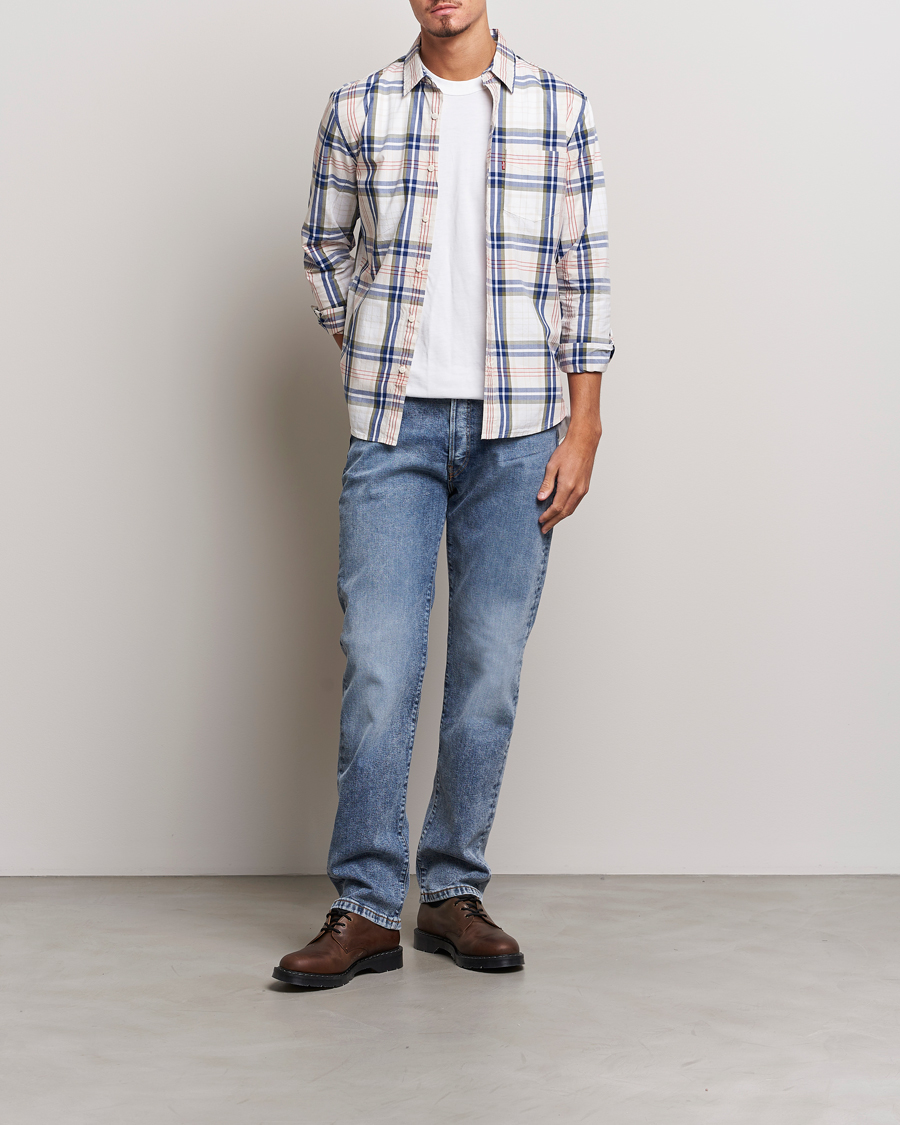 Hombres | Camisas | Levi's | Sunset Pocket Shirt White/Beige