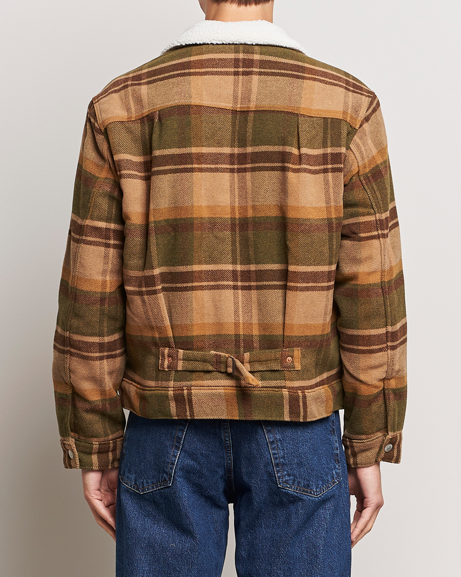 Hombres | Abrigos y chaquetas | Levi's | Type I Checked Sherpa Trucker Winter Moss