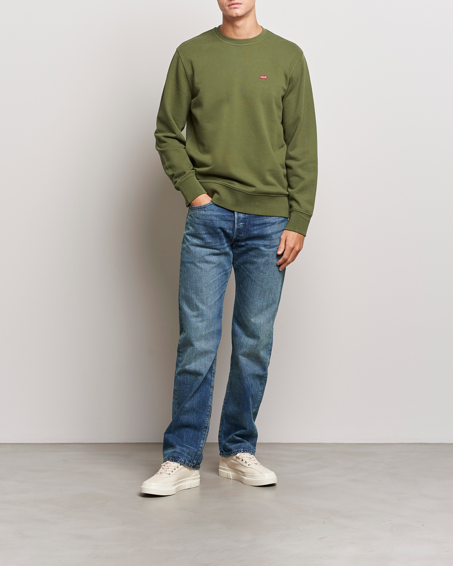Hombres | Jerséis y prendas de punto | Levi's | Original Crew Neck Sweatshirt Sea Moss
