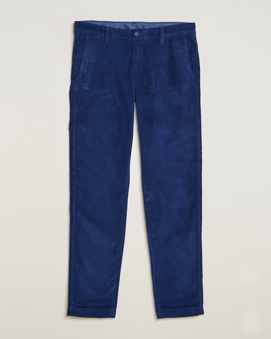 Hombres | Pantalones | Levi's | Garment Dyed Stretch Corduroy Chino Ocean Cavern
