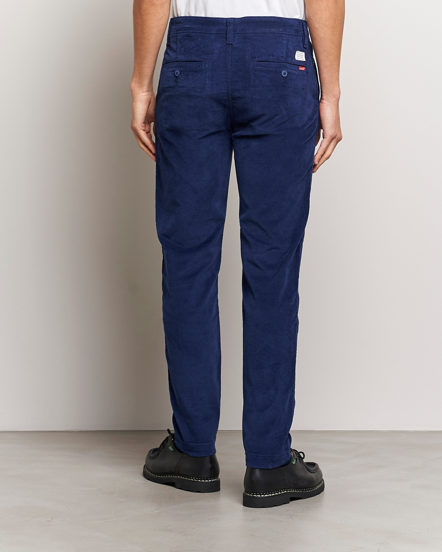 Hombres | Pantalones | Levi's | Garment Dyed Stretch Corduroy Chino Ocean Cavern