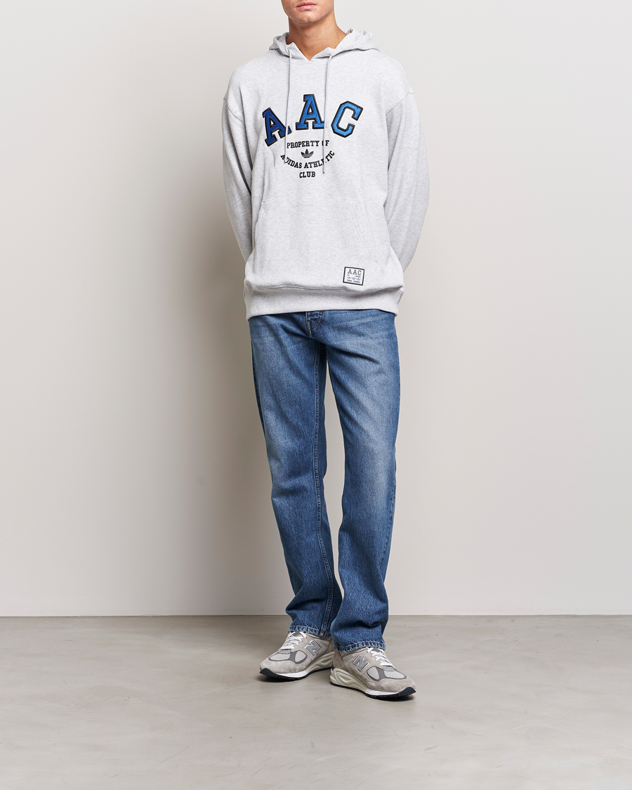 Hombres | Jerséis y prendas de punto | adidas Originals | Hack Logo Hoodie Light Grey