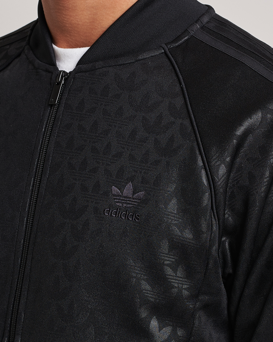 Hombres | Jerséis y prendas de punto | adidas Originals | Monogram Full Zip Black
