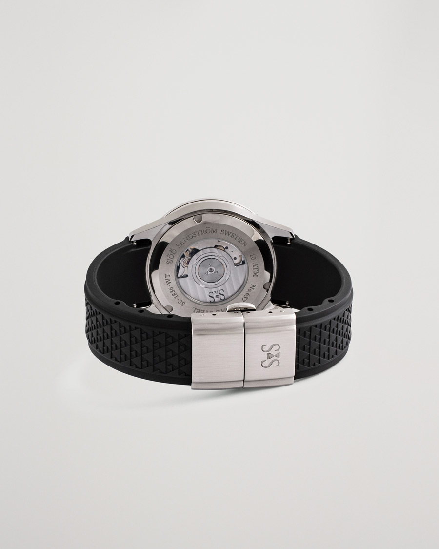 Hombres | Sjöö Sandström Pre-Owned Royal Steel Worldtimer 36mm SS-1836-WT | Sjöö Sandström Pre-Owned | Royal Steel Worldtimer 36mm SS-1836-WT