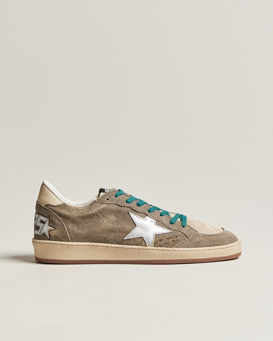 Hombres | Golden Goose Deluxe Brand Ball Star Sneakers Brown/Buttercream | Golden Goose | Deluxe Brand Ball Star Sneakers Brown/Buttercream