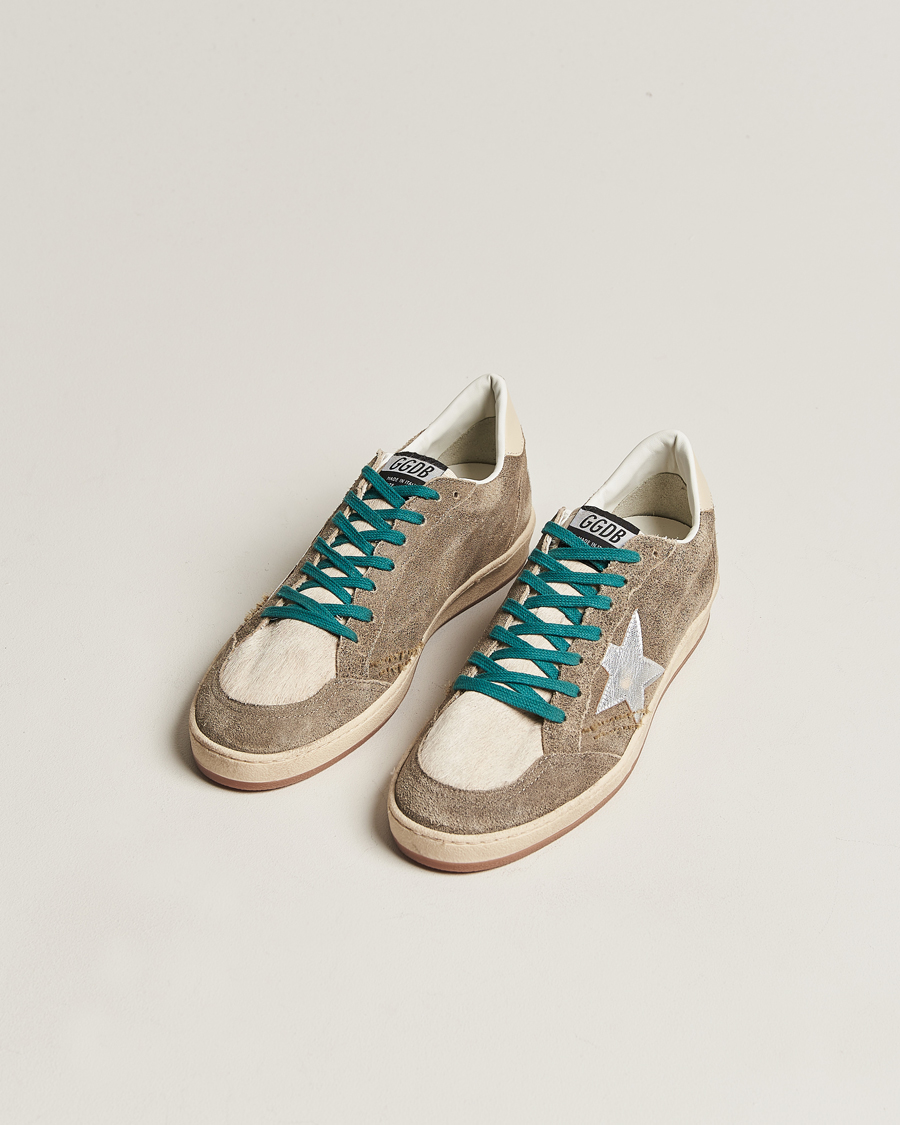 Hombres | Golden Goose Deluxe Brand Ball Star Sneakers Brown/Buttercream | Golden Goose | Deluxe Brand Ball Star Sneakers Brown/Buttercream