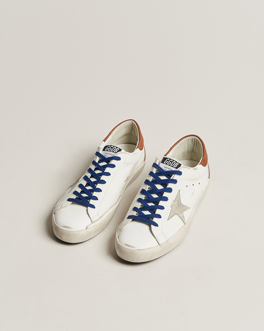 Hombres | Golden Goose Deluxe Brand Super-Star Sneakers White/Ice | Golden Goose | Deluxe Brand Super-Star Sneakers White/Ice