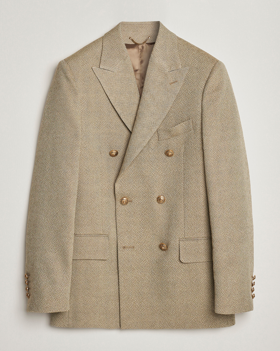 Hombres | Blazers | Golden Goose | Deluxe Brand Double Breasted Blazer Beige