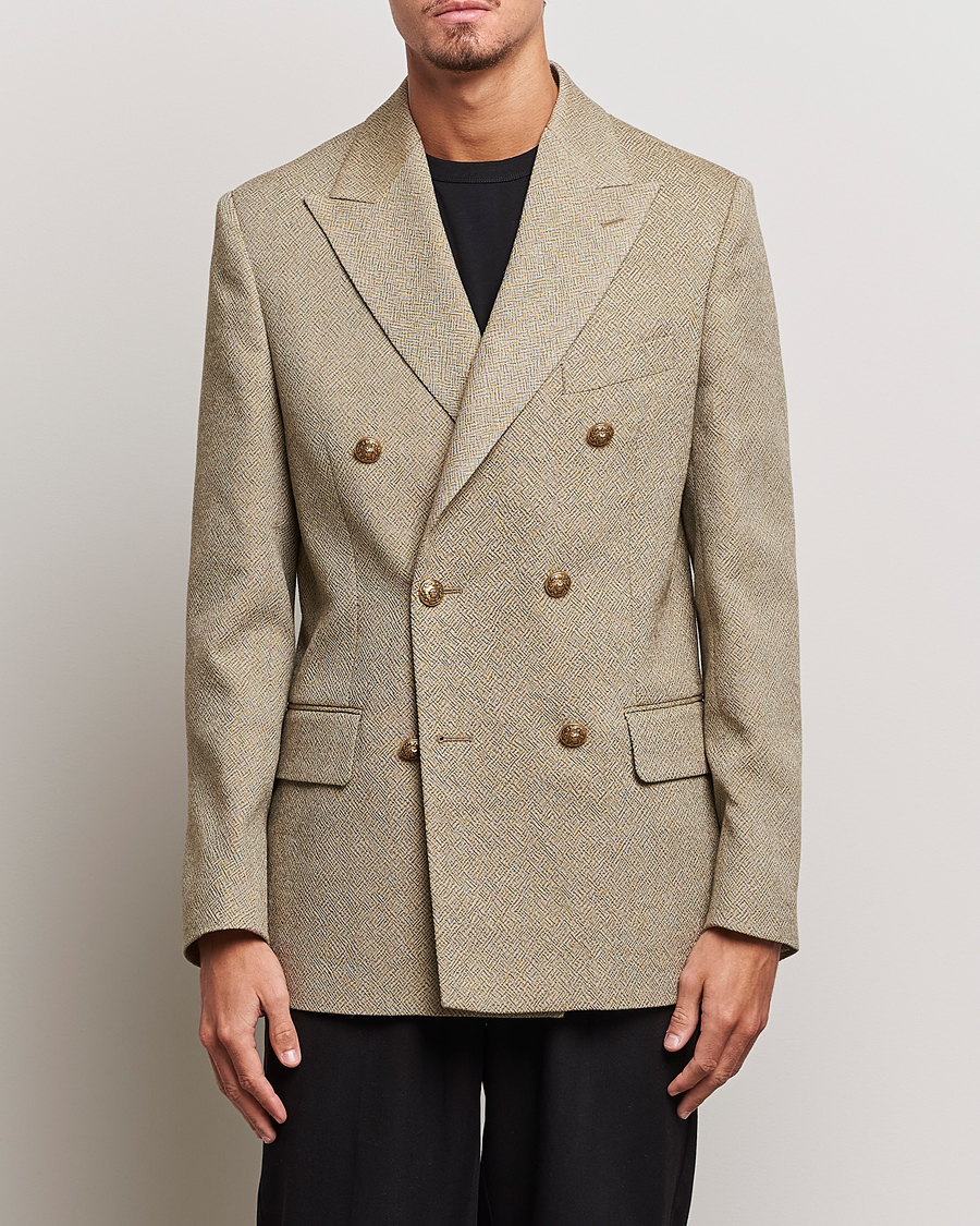 Hombres | Blazers | Golden Goose | Deluxe Brand Double Breasted Blazer Beige