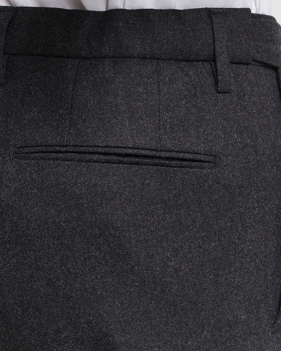 Hombres | Trajes | Boglioli | K Jacket Light Flannel Suit Dark Grey