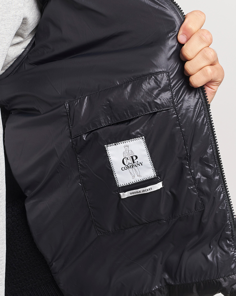 Hombres | Abrigos y chaquetas | C.P. Company | Merino Wool Padded Hybrid Hood Jacket Black