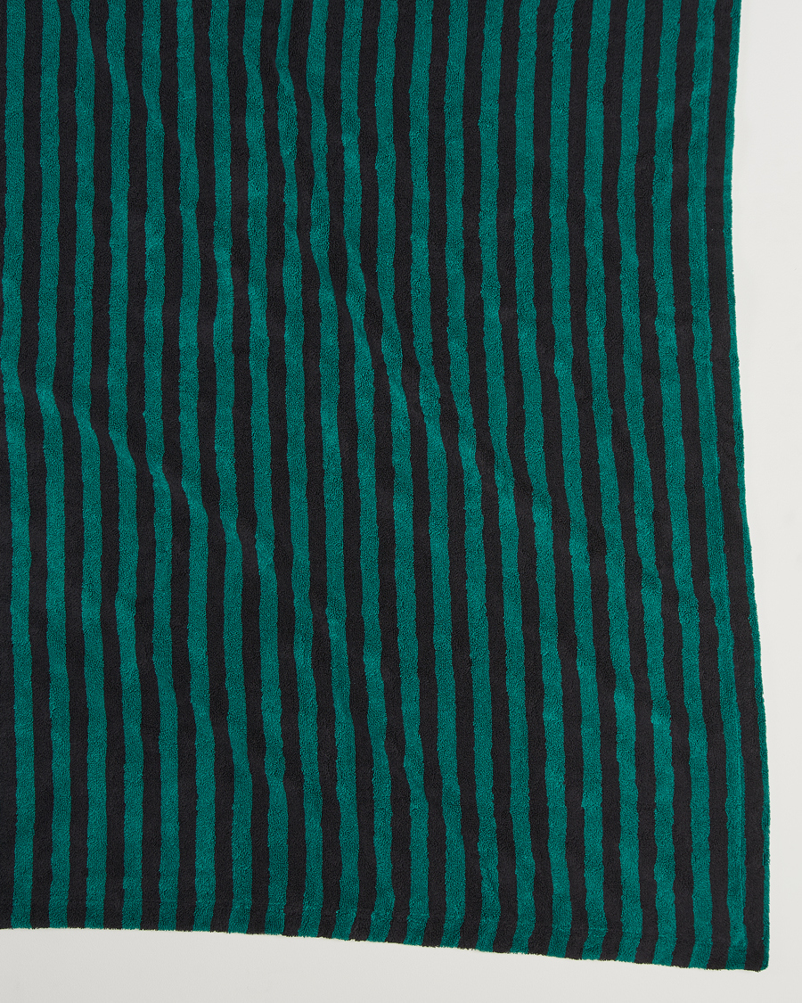 Hombres |  | Tekla | Organic Terry Beach Towel Ivy Stripes