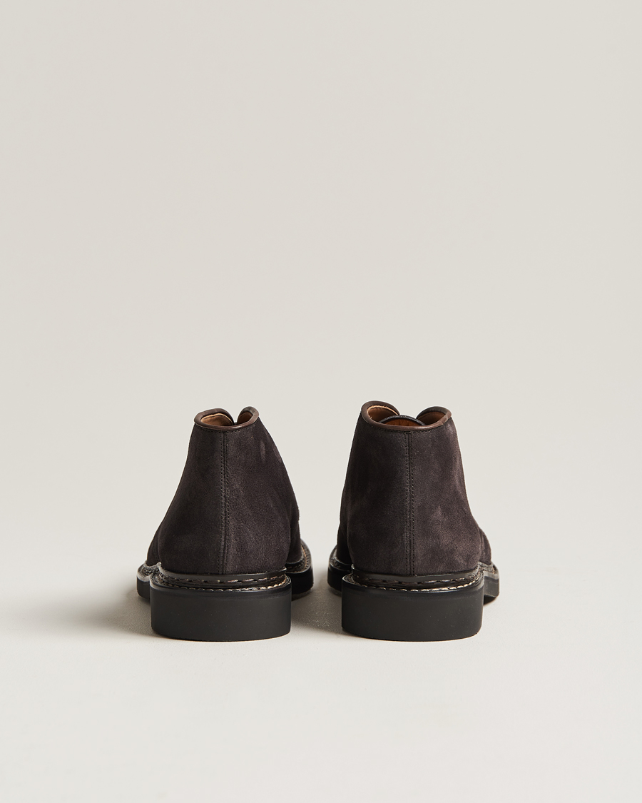 Hombres | Heschung Genet Suede Chukka Boot Dark Brown | Heschung | Genet Suede Chukka Boot Dark Brown