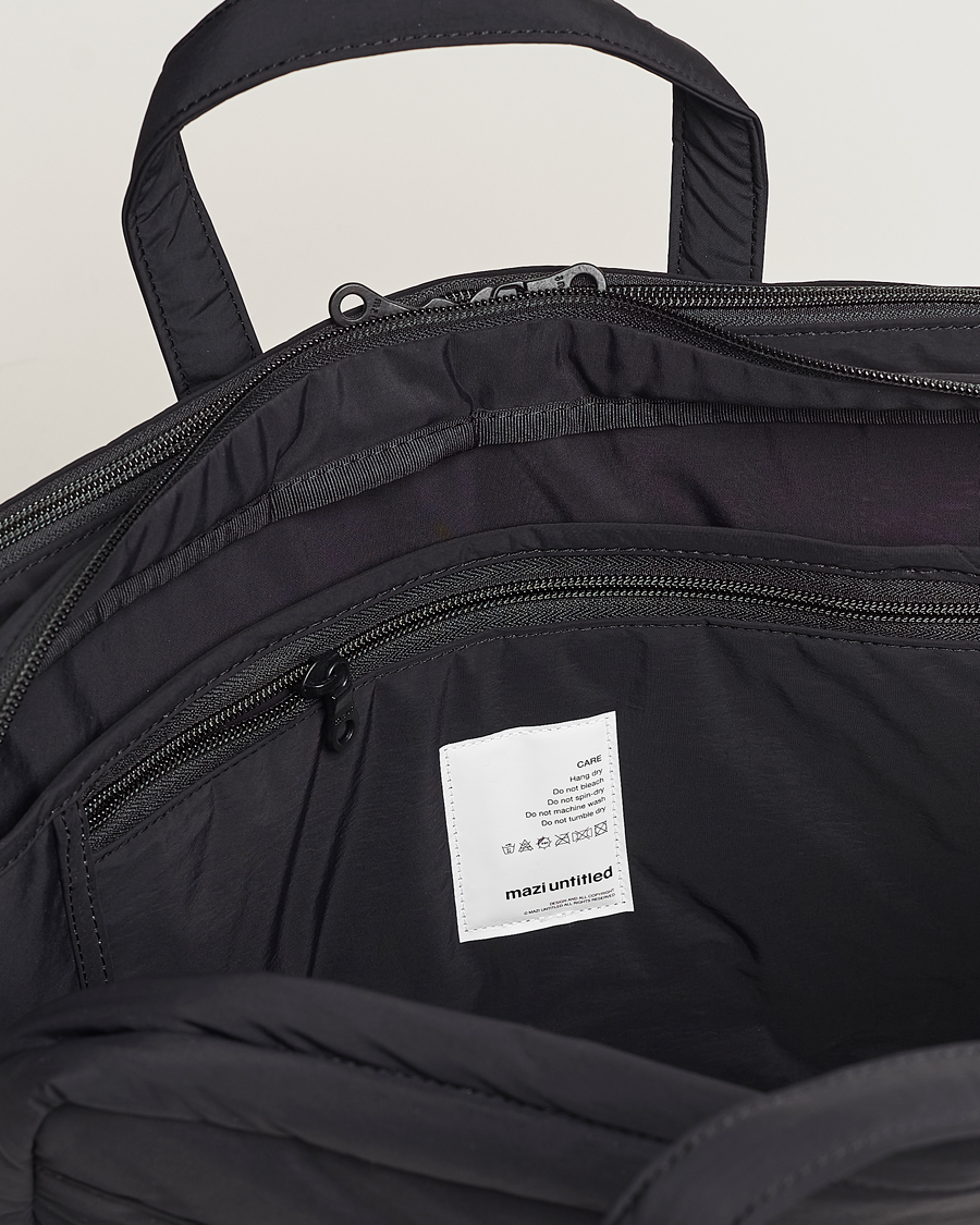 Hombres | mazi untitled AM Bag 02 Nylon Briefcase Black | mazi untitled | AM Bag 02 Nylon Briefcase Black