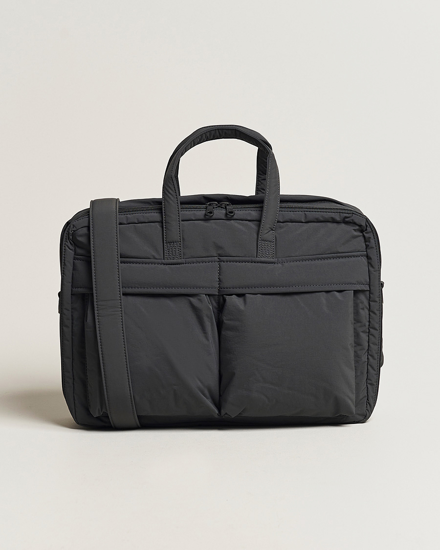 Hombres | mazi untitled AM Bag 02 Nylon Briefcase Grey | mazi untitled | AM Bag 02 Nylon Briefcase Grey