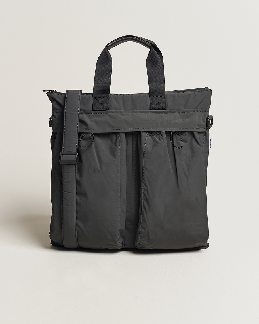 Hombres | mazi untitled Helmet Bag 02 Nylon Tote Grey | mazi untitled | Helmet Bag 02 Nylon Tote Grey
